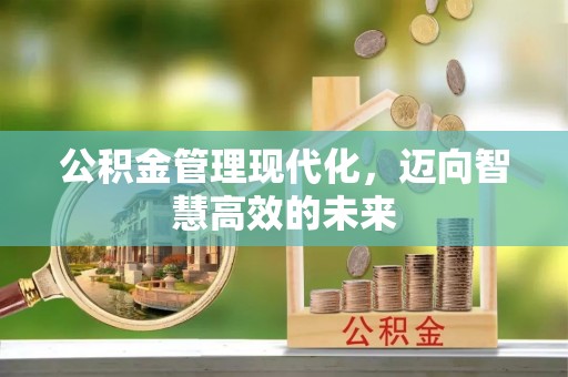 乌拉特前旗公积金管理现代化，迈向智慧高效的未来